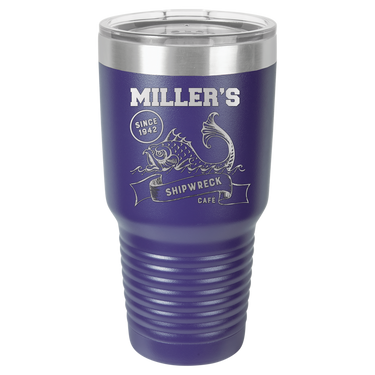 Miller's Shipwreck Cafe Tumbler Bottle